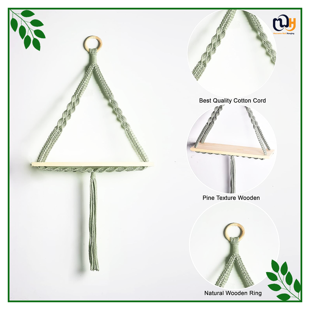 Handmade Boho Style Natural Pine Wood Spiral Knot