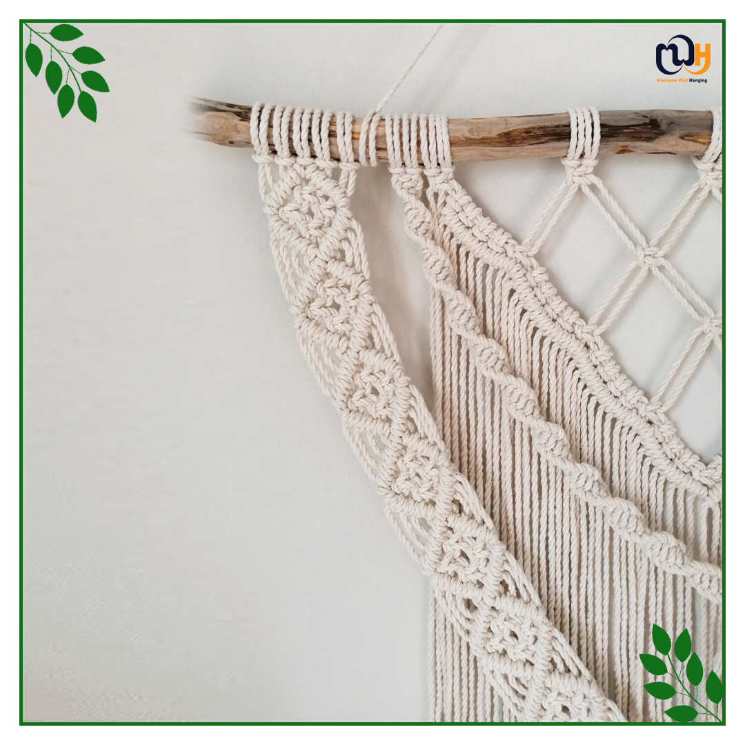 Handmade Boho Style V Shape 3 Layer Tapestry Wall Hanging