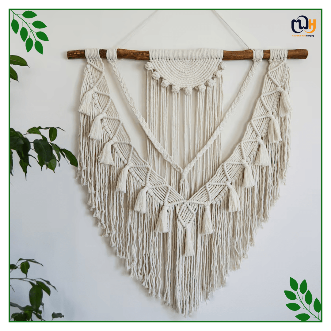 Handmade Boho Style V Shape Bohemian Wall Hanging