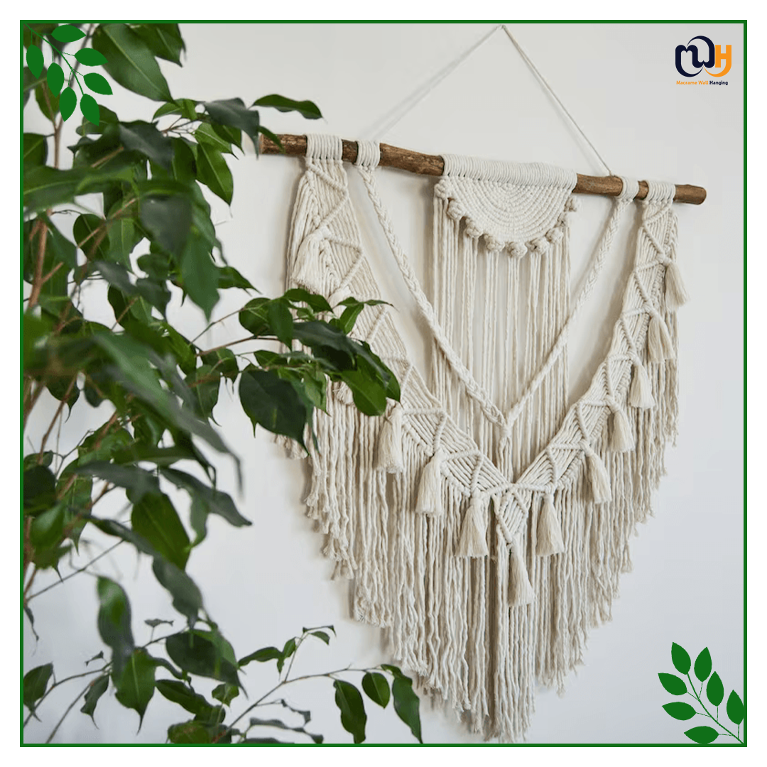 Handmade Boho Style V Shape Bohemian Wall Hanging