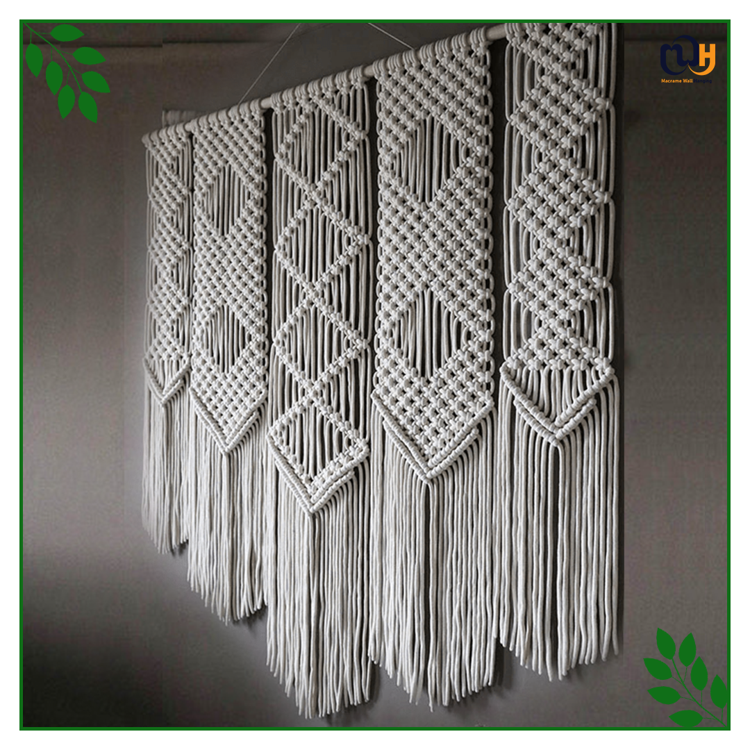 Handmade Boho Style Extra Large Macrame Wall Hanging