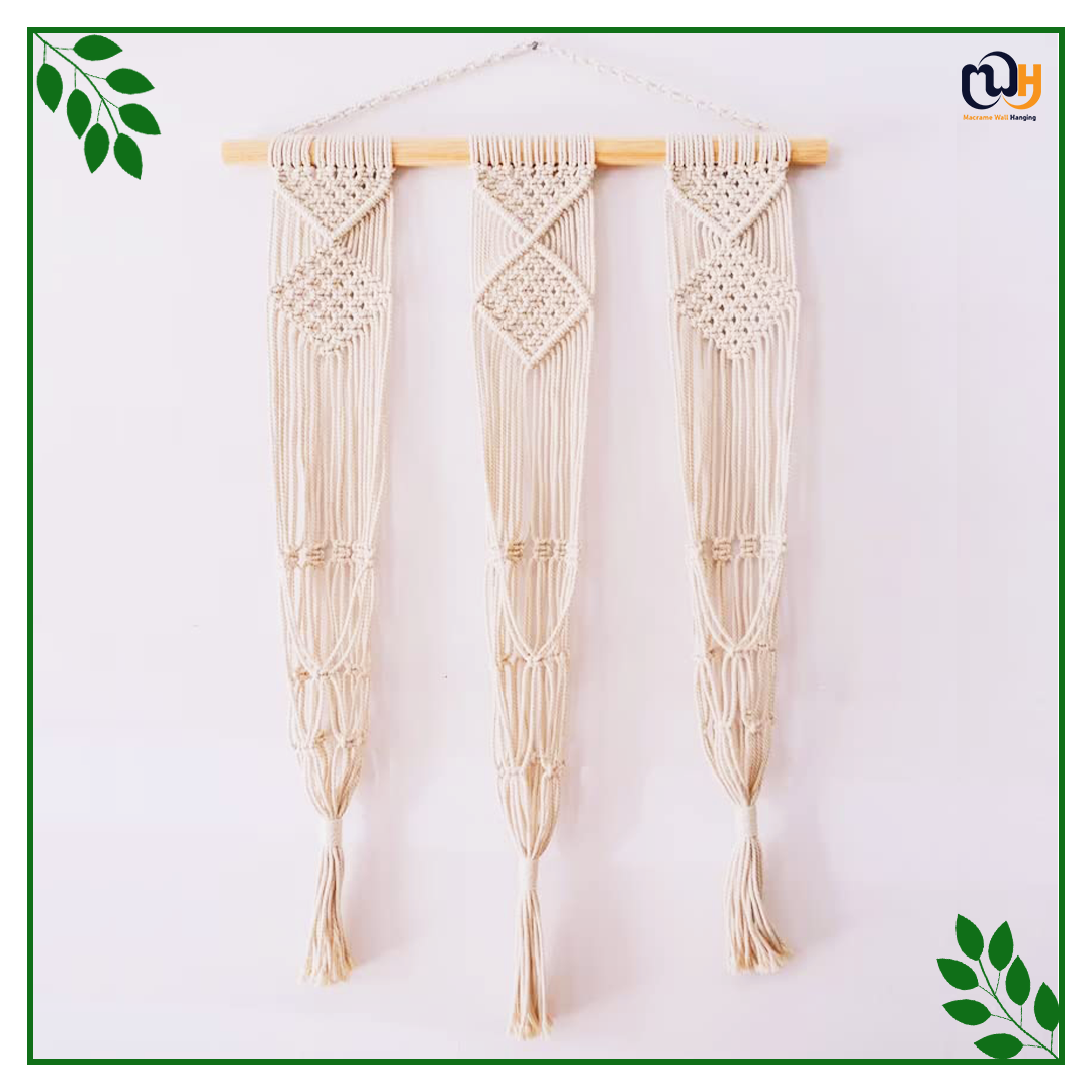 Handmade Boho Style Plant Hanger Macrame Tapestries