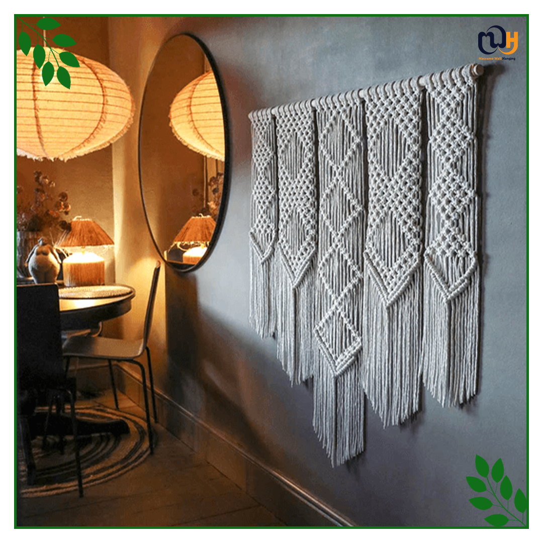 Handmade Boho Style Large Macrame Wall Hanging