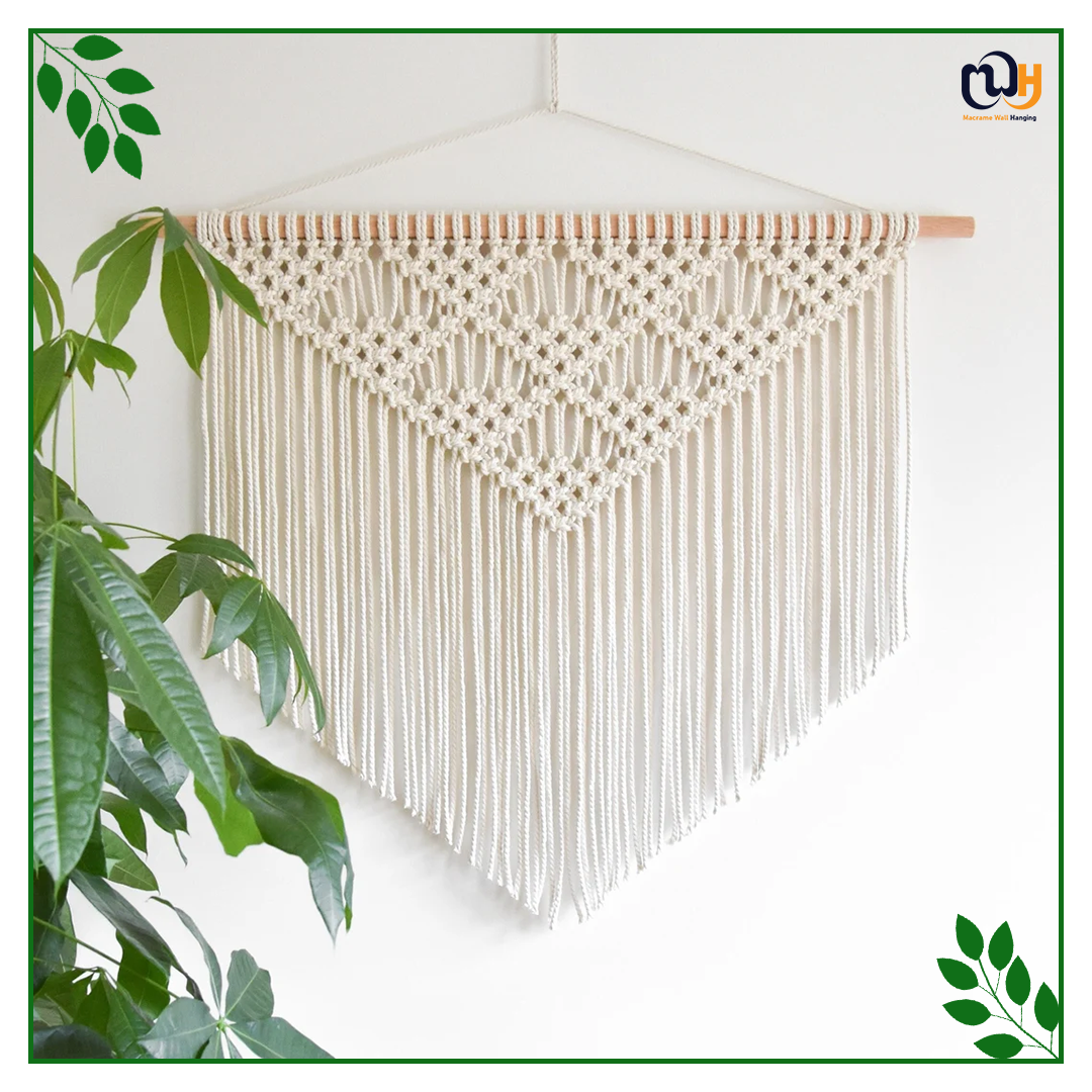 Handmade Boho Style Macrame Pattern Woven Bohemian Art Tapestry