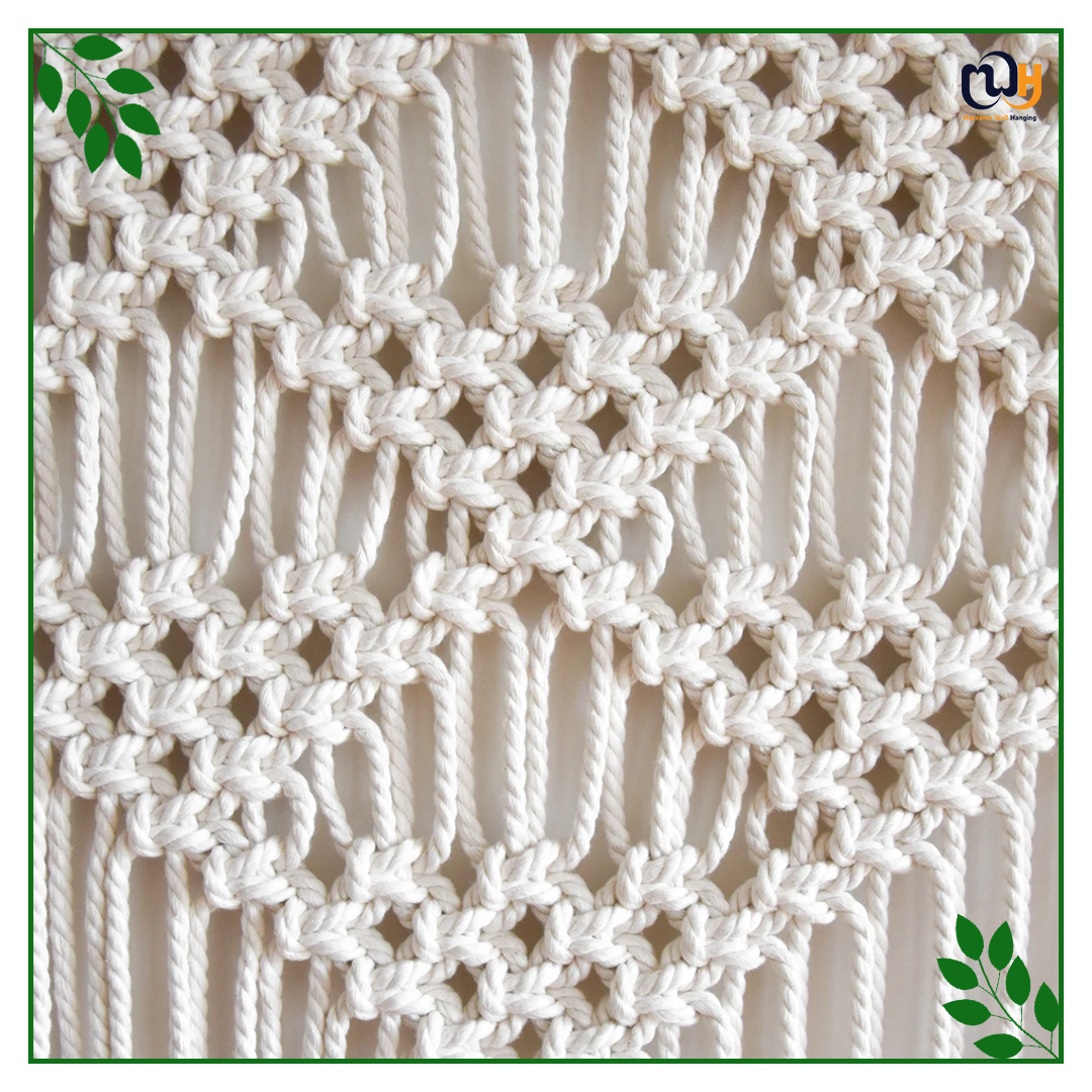 Handmade Boho Style Macrame Pattern Woven Bohemian Art Tapestry