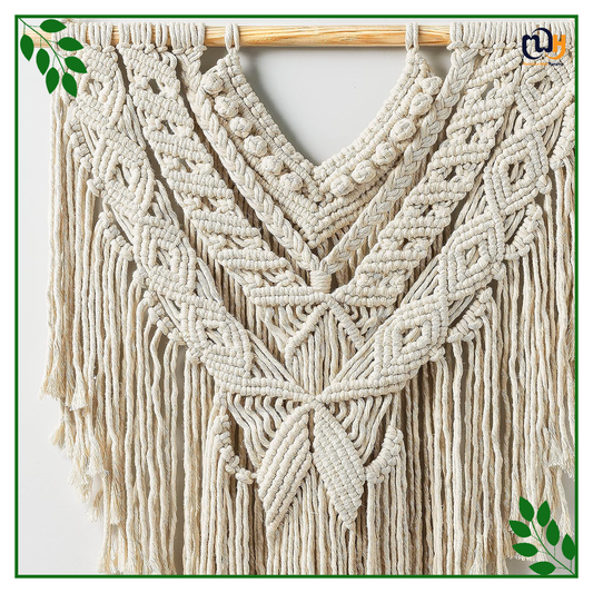 Handmade Boho Style Hand Woven Mural Art