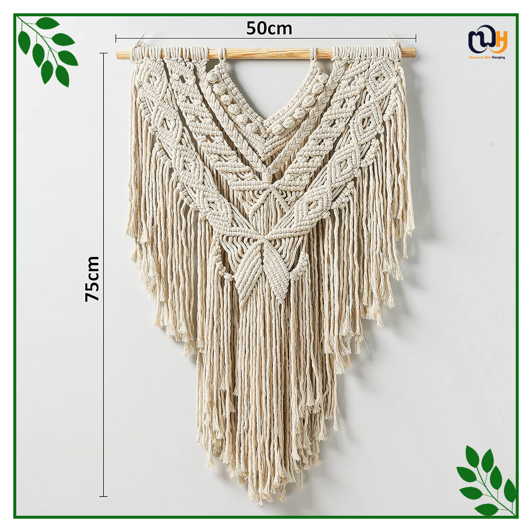 Handmade Boho Style Hand Woven Mural Art