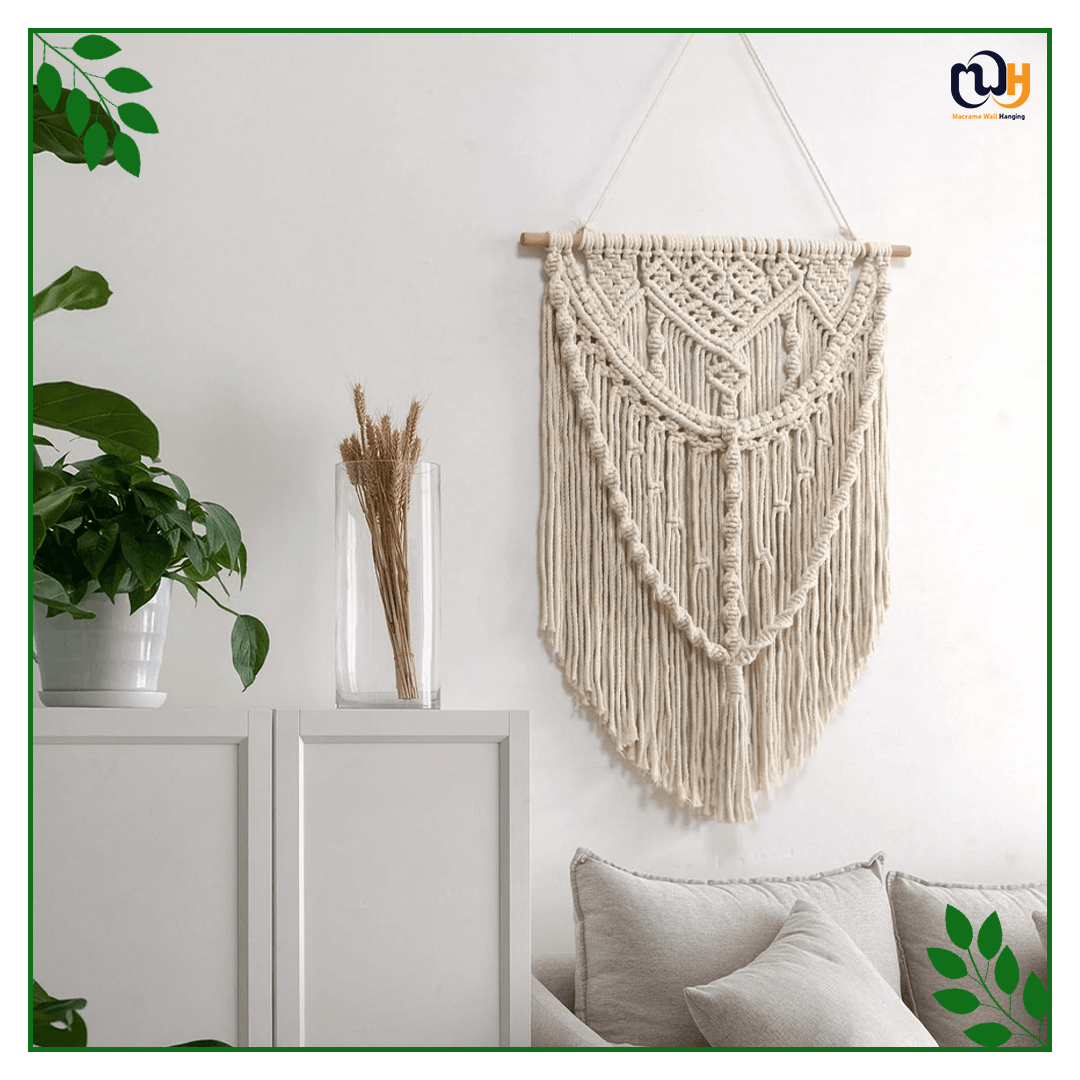 Handmade Boho Style Waterfall Macrame Wall Hanging Tapestry
