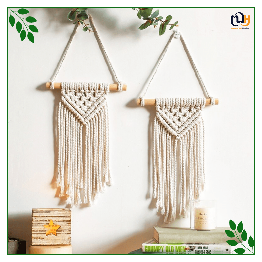 Handmade Boho Style Woven Tapestry Wall Art