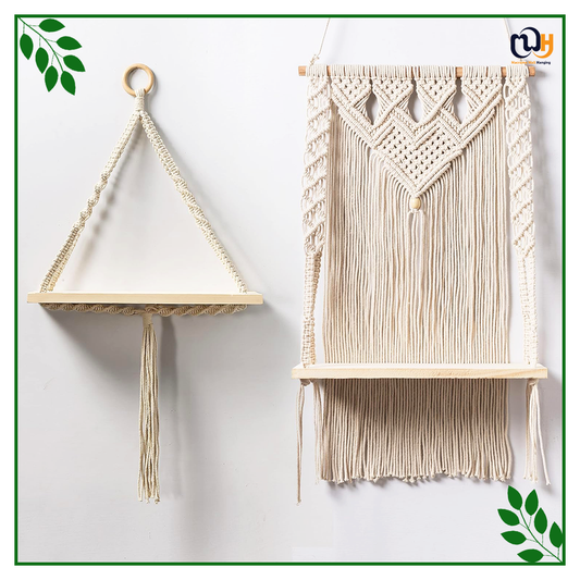 Handmade Boho Style Rope Modern Chic Woven With Wall Art