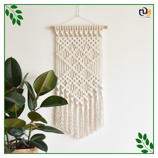 Handmade Boho Style Tapestry Woven Home Decor Wall Pediment