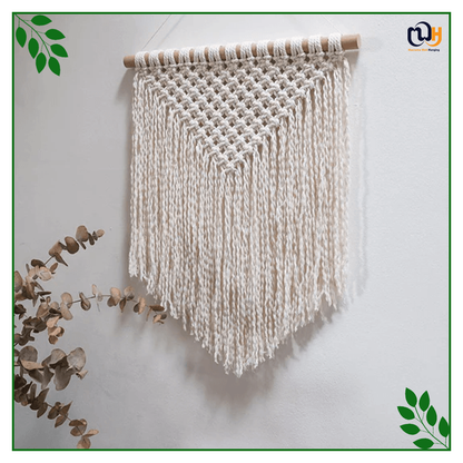 Handmade Boho Style Wall Hanging Cotton Yarn