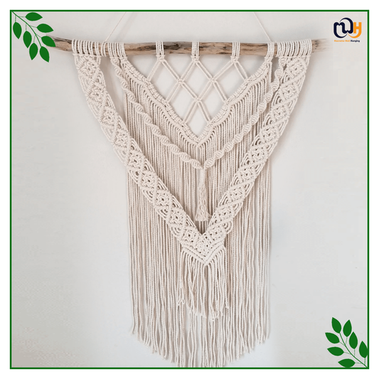 Handmade Boho Style V Shape 3 Layer Tapestry Wall Hanging