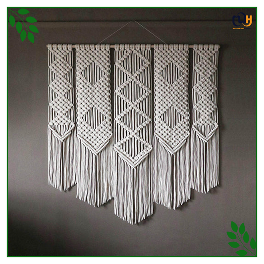 Handmade Boho Style Extra Large Macrame Wall Hanging