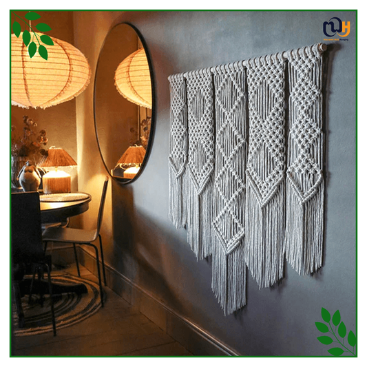 Handmade Boho Style Large Macrame Wall Hanging
