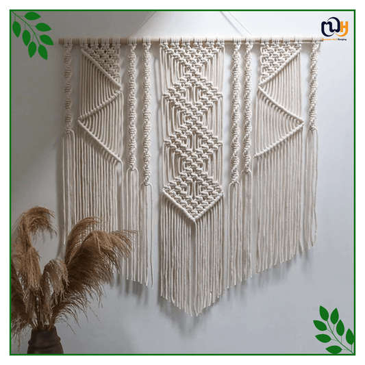 Handmade Boho Style Large Modern Macrame Wall Hanging